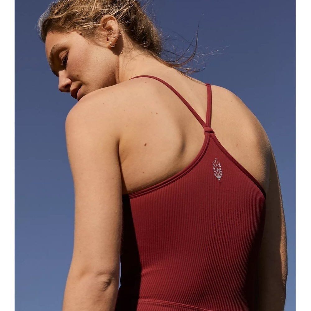 Free People Happiness Runs Square Neck Onesie Jumpsuit - Picture 12 of 12